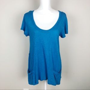 4/$25 Anthropologie Left of Center racer back tee